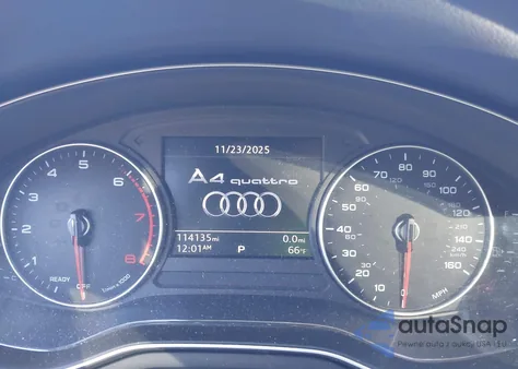 2017 Audi A4 2.0T Premium z USA, uszkodzony, nr VIN WAUANAF43HN025301